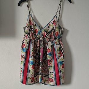 Etro Milano silk tank top